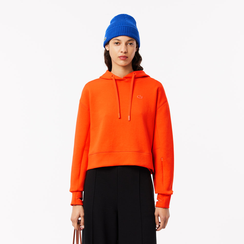 Short Cut Cotton Hoodie
