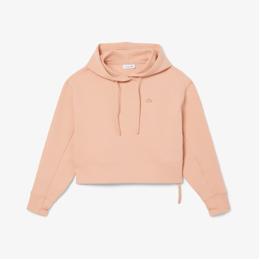 Short Cut Cotton Hoodie
