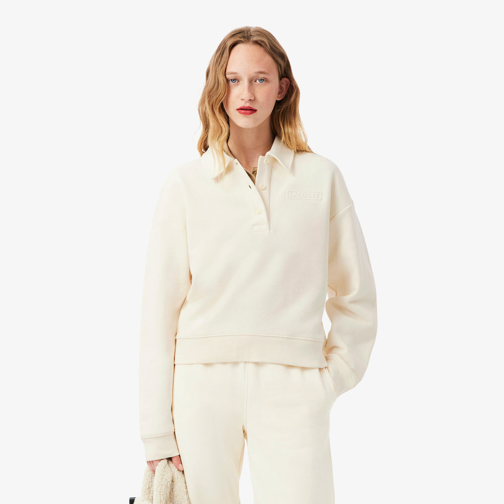 Polo Collar Sweatshirt