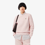 Relaxed Fit Piqué Crew Neck Sweatshirt