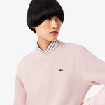 Relaxed Fit Piqué Crew Neck Sweatshirt