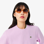Relaxed Fit Piqué Crew Neck Sweatshirt