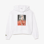 Oversized Printed Fleece Hoodie