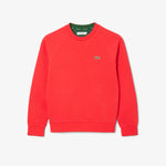 Crew Neck Piqué Sweatshirt