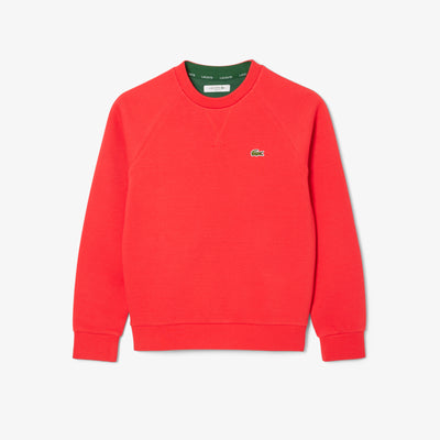 Crew Neck Piqué Sweatshirt