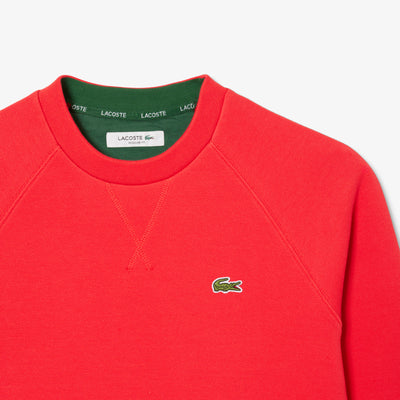 Crew Neck Piqué Sweatshirt