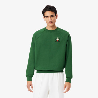 French Made Embroidered Shield Sweatshirt