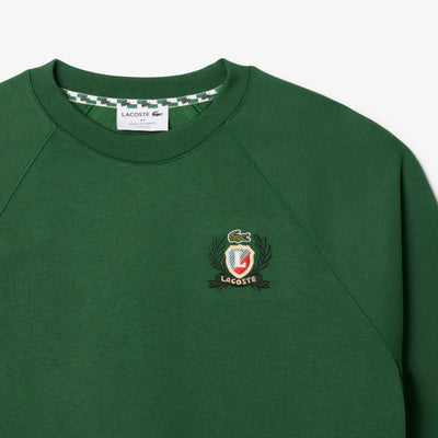 French Made Embroidered Shield Sweatshirt