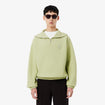 Loose Fit Zipped Neck Piqué Sweatshirt