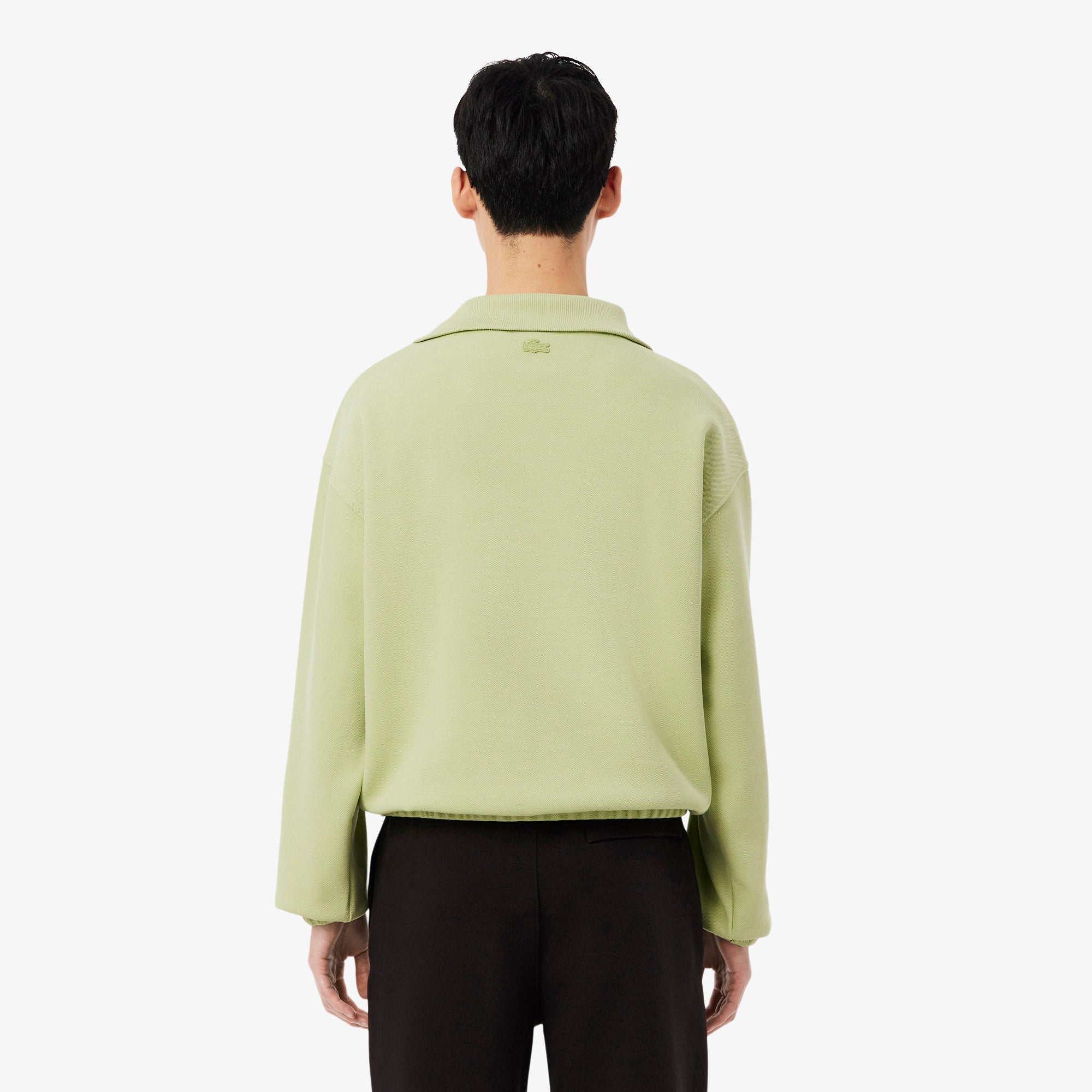 Loose Fit Zipped Neck Piqué Sweatshirt – Lacoste ZA