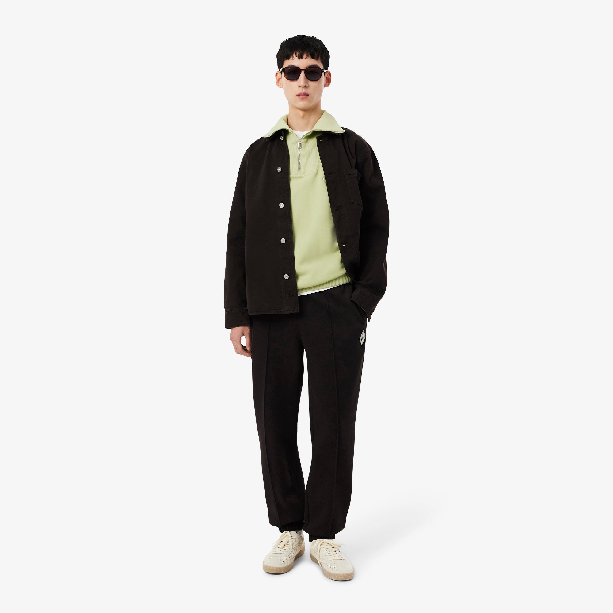 Loose Fit Zipped Neck Piqué Sweatshirt – Lacoste ZA