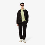Loose Fit Zipped Neck Piqué Sweatshirt