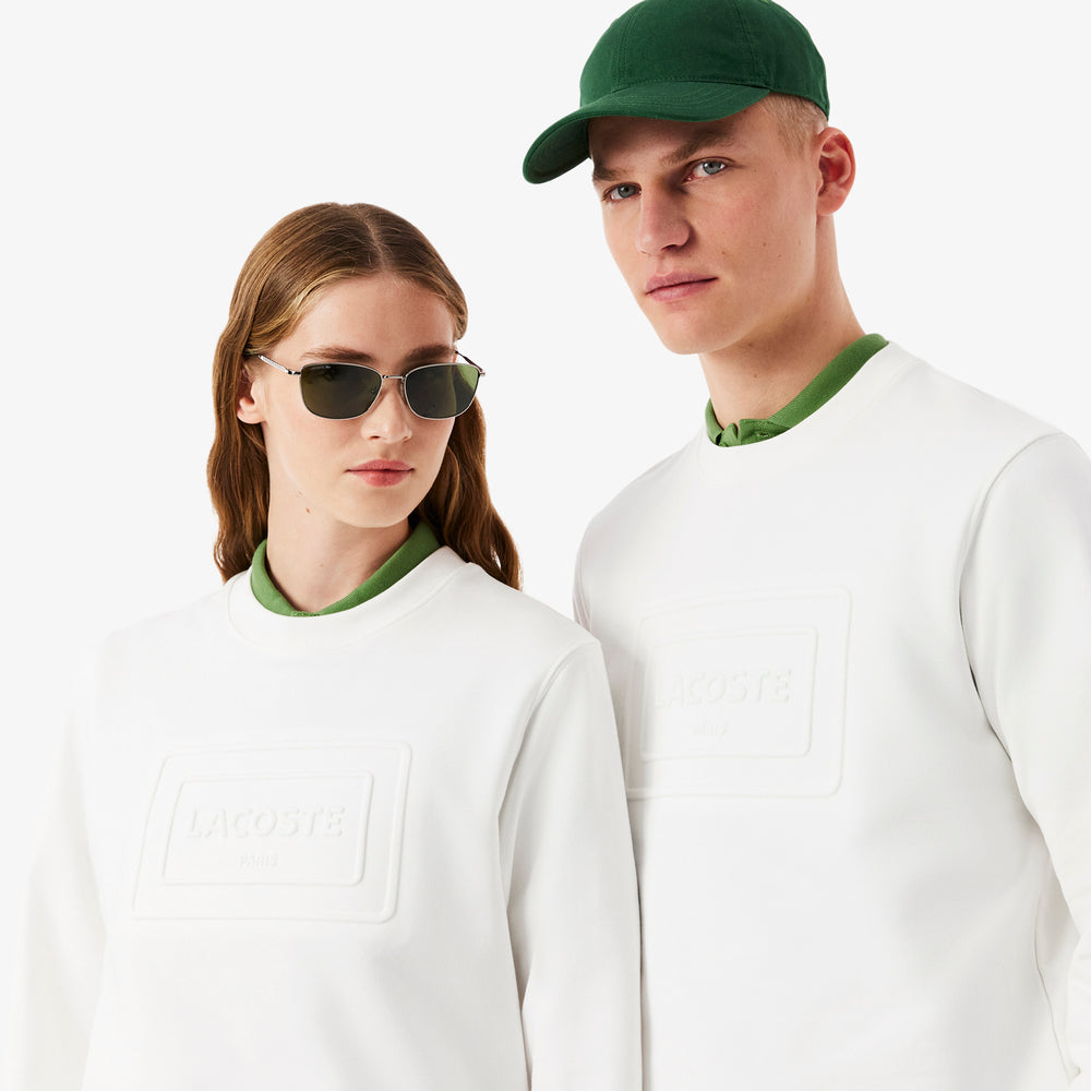 Embossed Fleece Sweatshirt