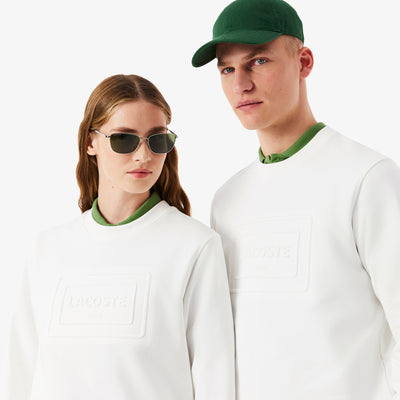 Embossed Fleece Sweatshirt