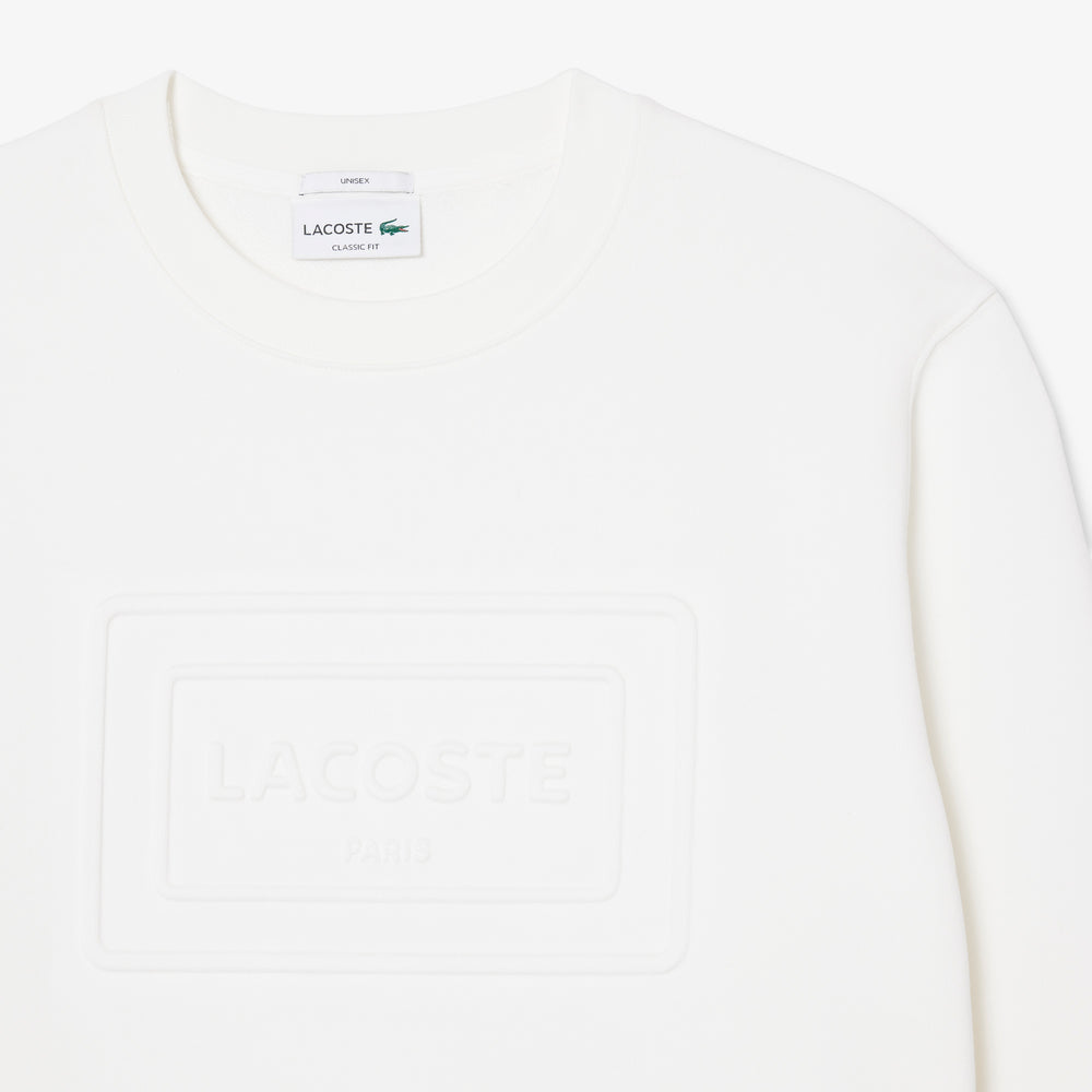 Embossed Fleece Sweatshirt