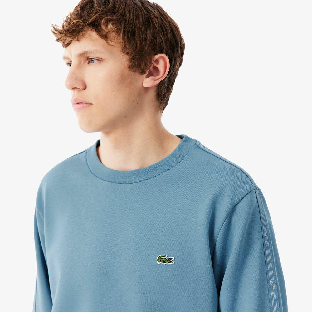 Stripe Band Fleece Sweatshirt