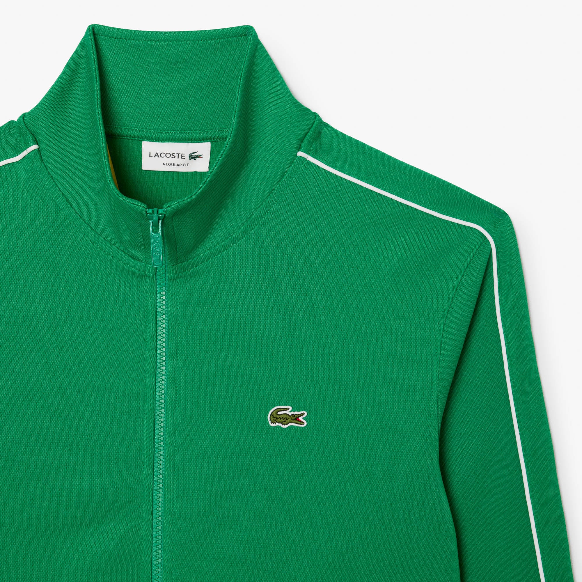 LACOSTE グリーン ジャージUS xs Paris Piqué Zip Front Track Jacket – Lacoste ZA