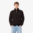 Zip-Up High Neck Interlock Sweatshirt