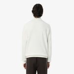 Zip-Up High Neck Interlock Sweatshirt