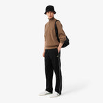 Zip-Up High Neck Interlock Sweatshirt