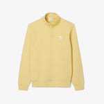 High Neck Zip-Up Print Sweatshirt