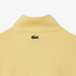 High Neck Zip-Up Print Sweatshirt