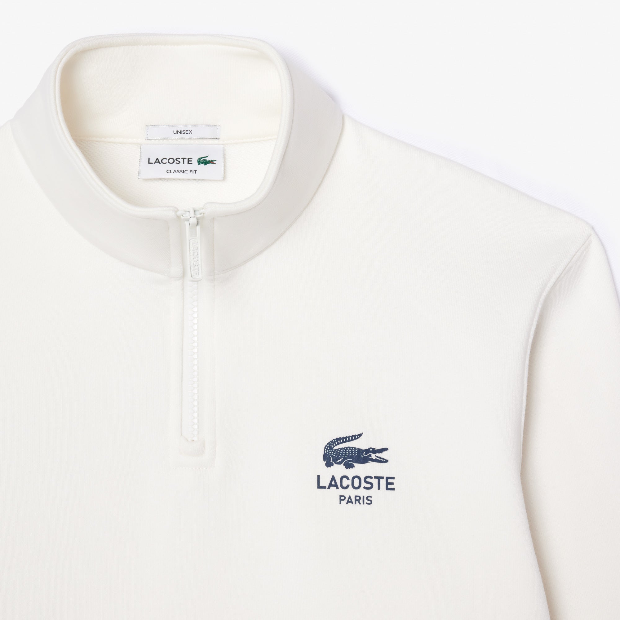 High Neck Zip-Up Print Sweatshirt – Lacoste ZA