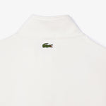 High Neck Zip-Up Print Sweatshirt