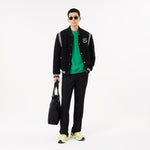 Loose Fit Badge Accent Fleece Sweatshirt