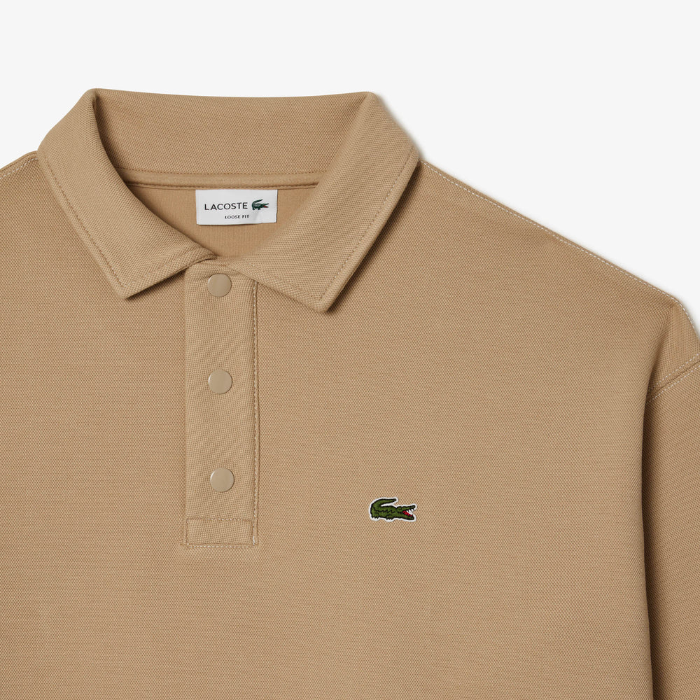 Loose Fit Piqué Sweatshirt