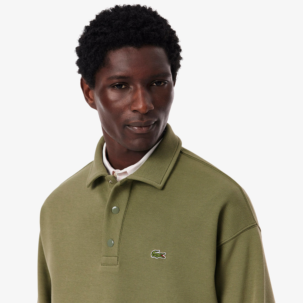 Loose Fit Piqué Sweatshirt