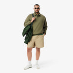 Loose Fit Piqué Sweatshirt
