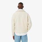 High Zipped Neck Polar Fleece Sweatshirt