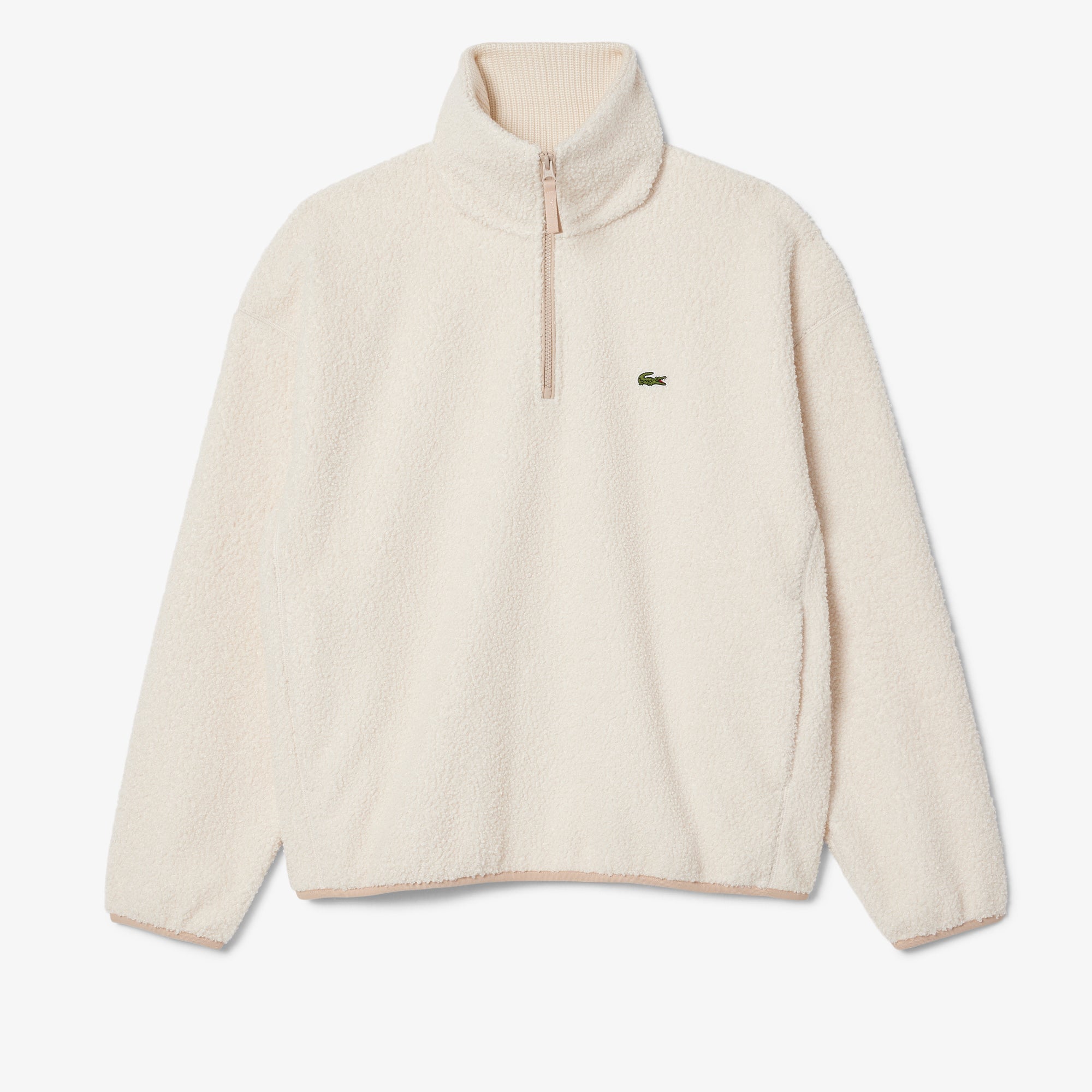 High Zipped Neck Polar Fleece Sweatshirt – Lacoste ZA