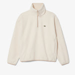 High Zipped Neck Polar Fleece Sweatshirt