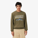 Embroidered Motif Fleece Sweatshirt