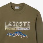 Embroidered Motif Fleece Sweatshirt