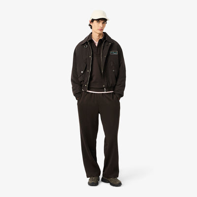 Loose Fit Fleece Polo Sweatshirt