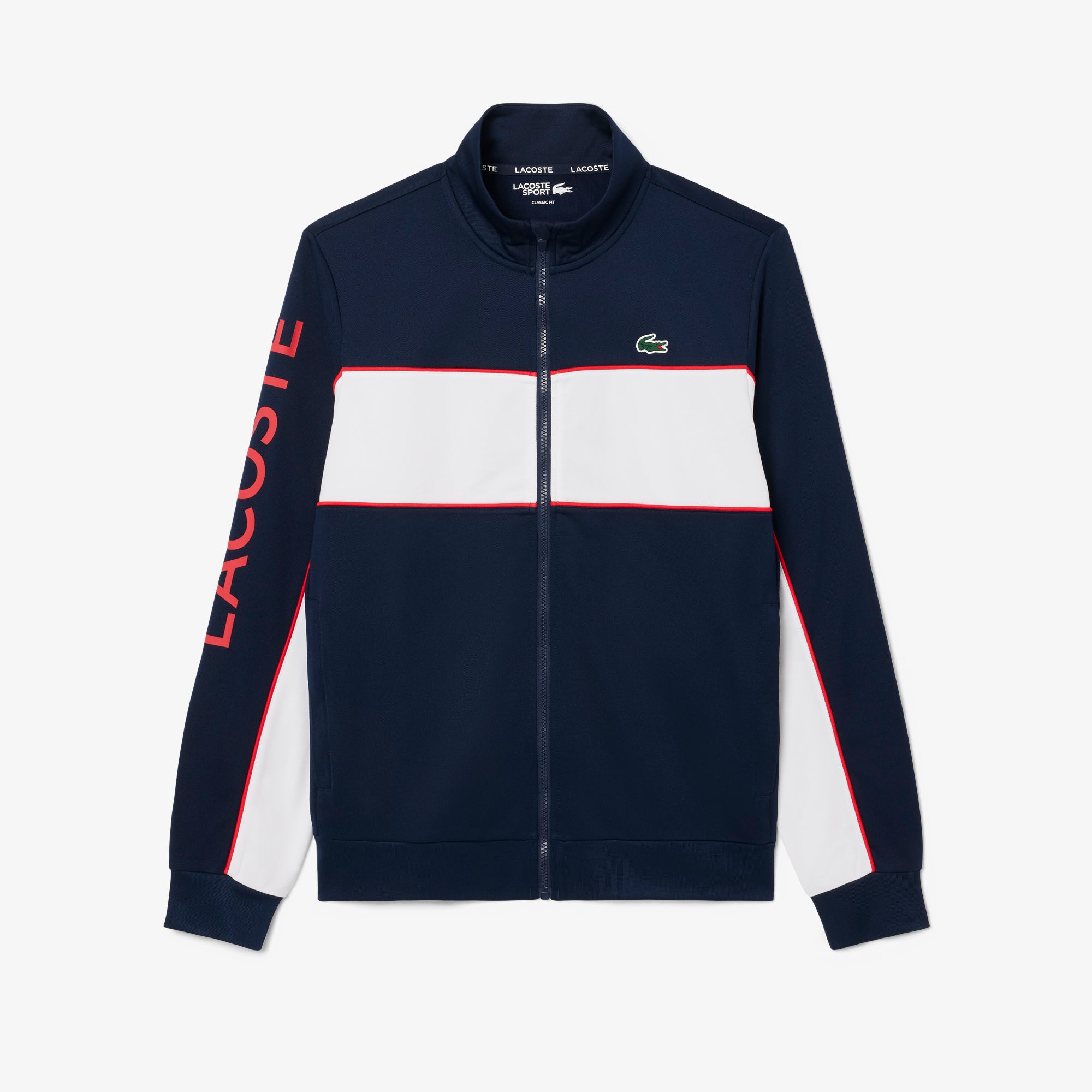 Print Branding Zipped Sport Sweatshirt – Lacoste ZA