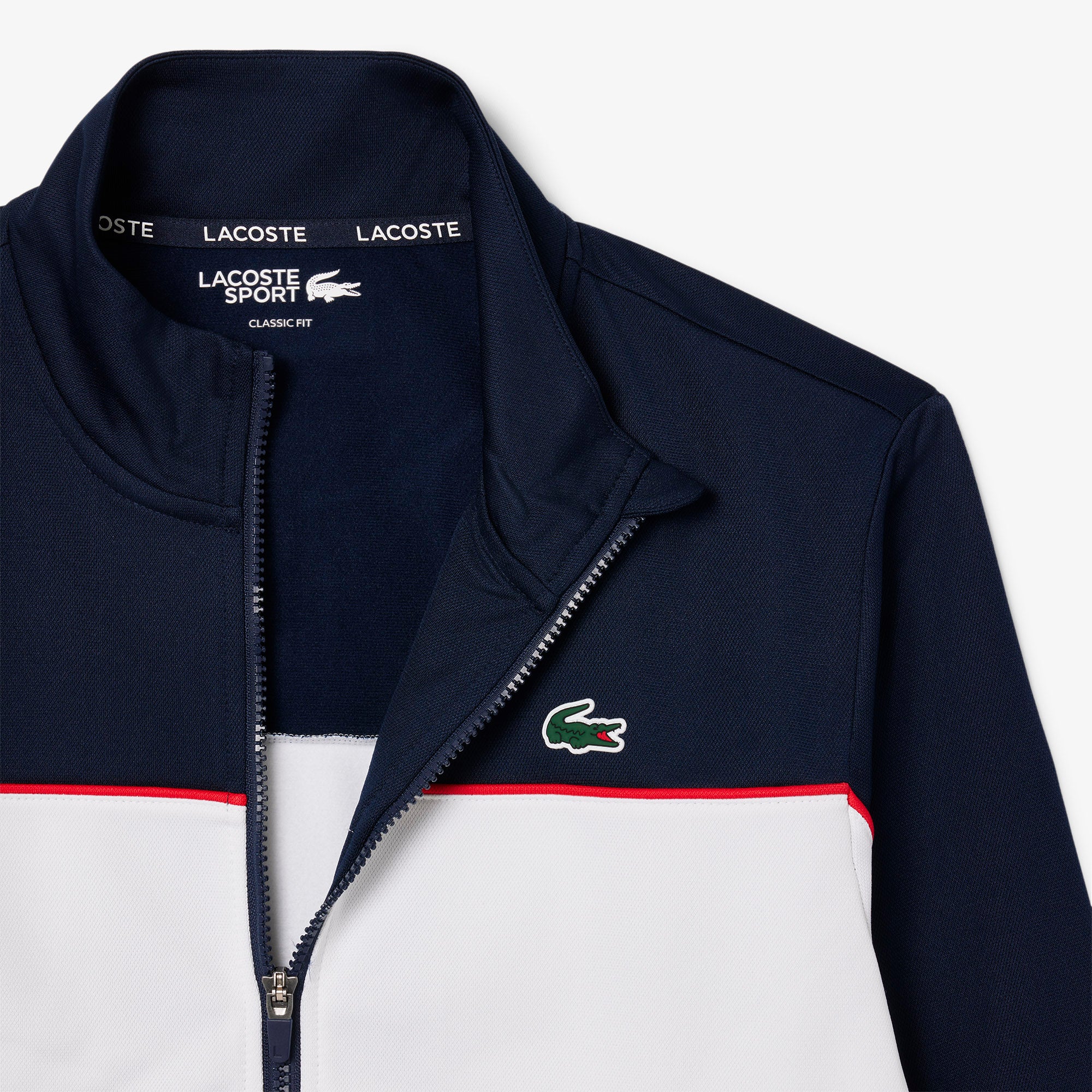 Print Branding Zipped Sport Sweatshirt – Lacoste ZA