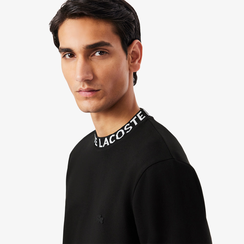 Jacquard Branded Jersey Sweatshirt