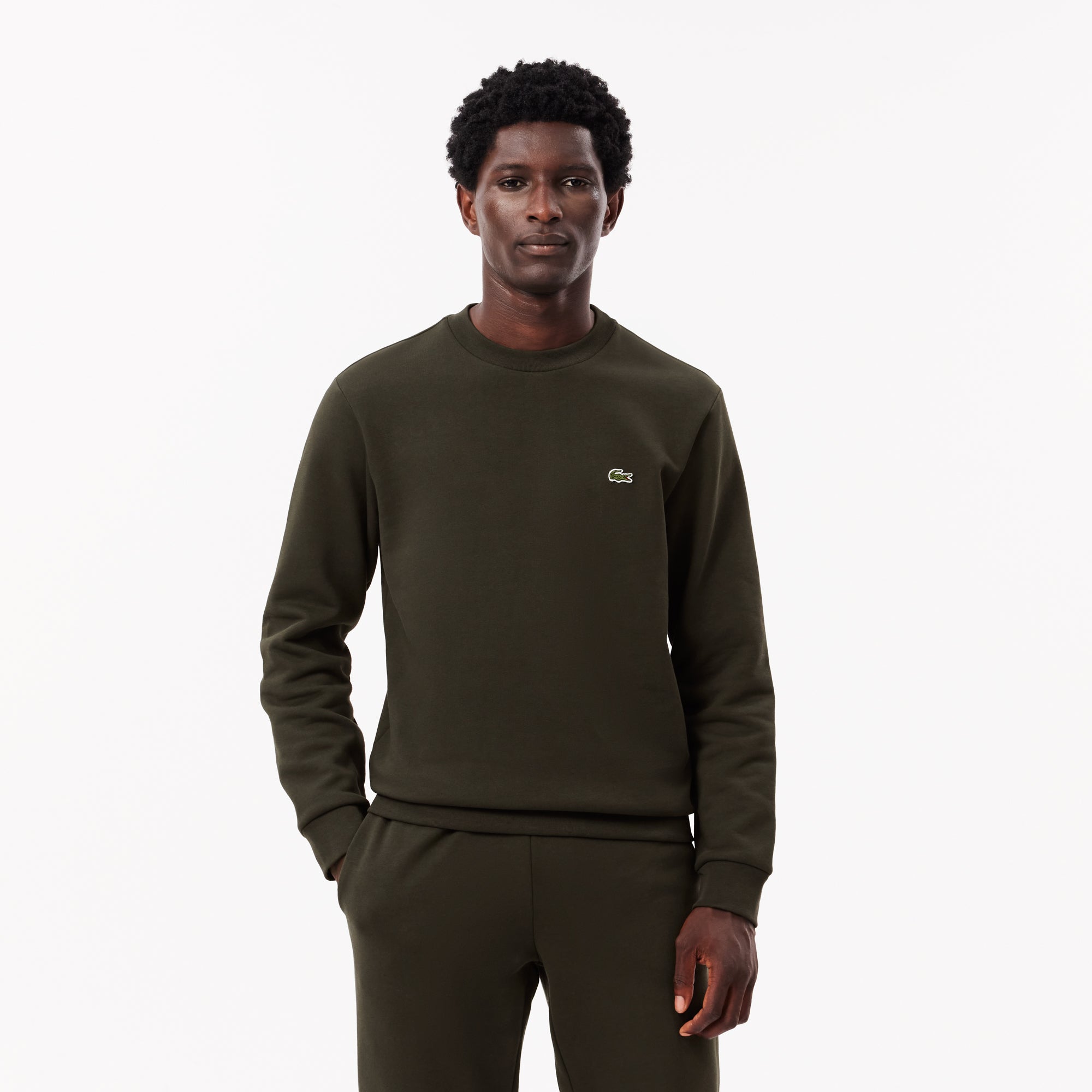 Fleece Crew Neck Sweatshirt – Lacoste ZA