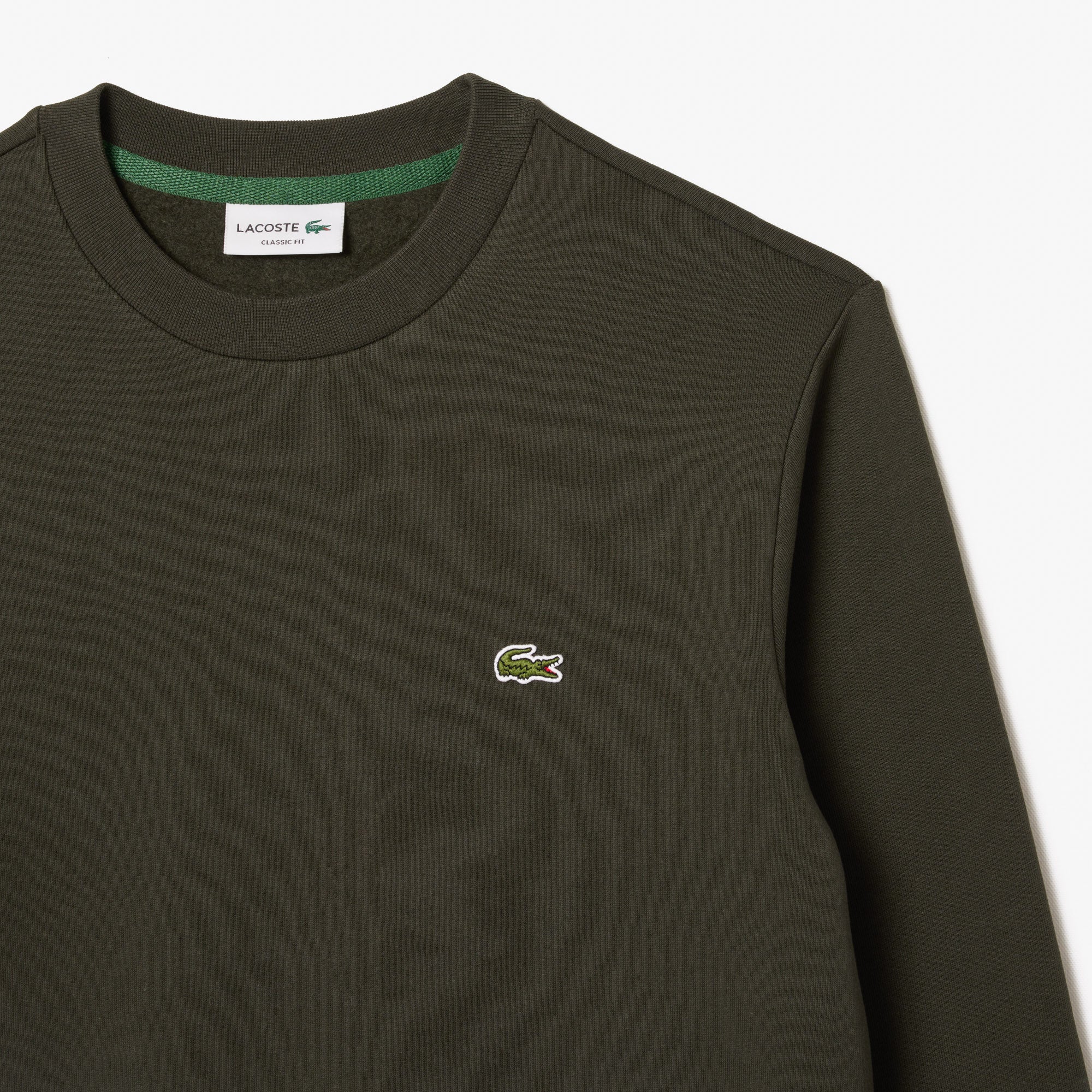 Fleece Crew Neck Sweatshirt – Lacoste ZA