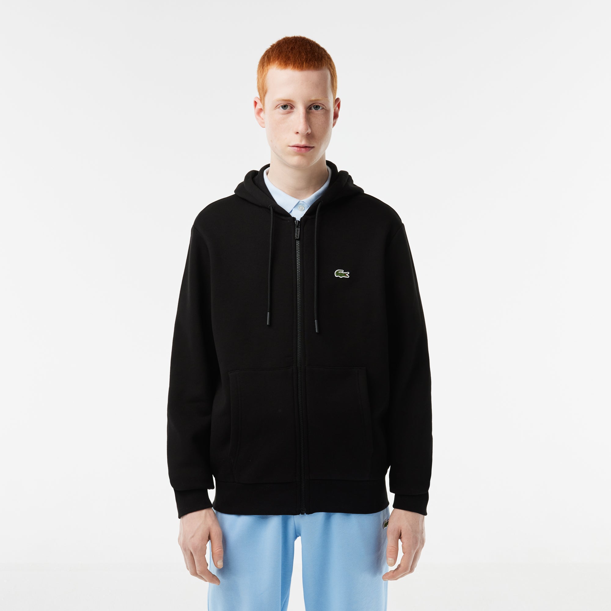 Zip-Up Fleece Hoodie – Lacoste ZA