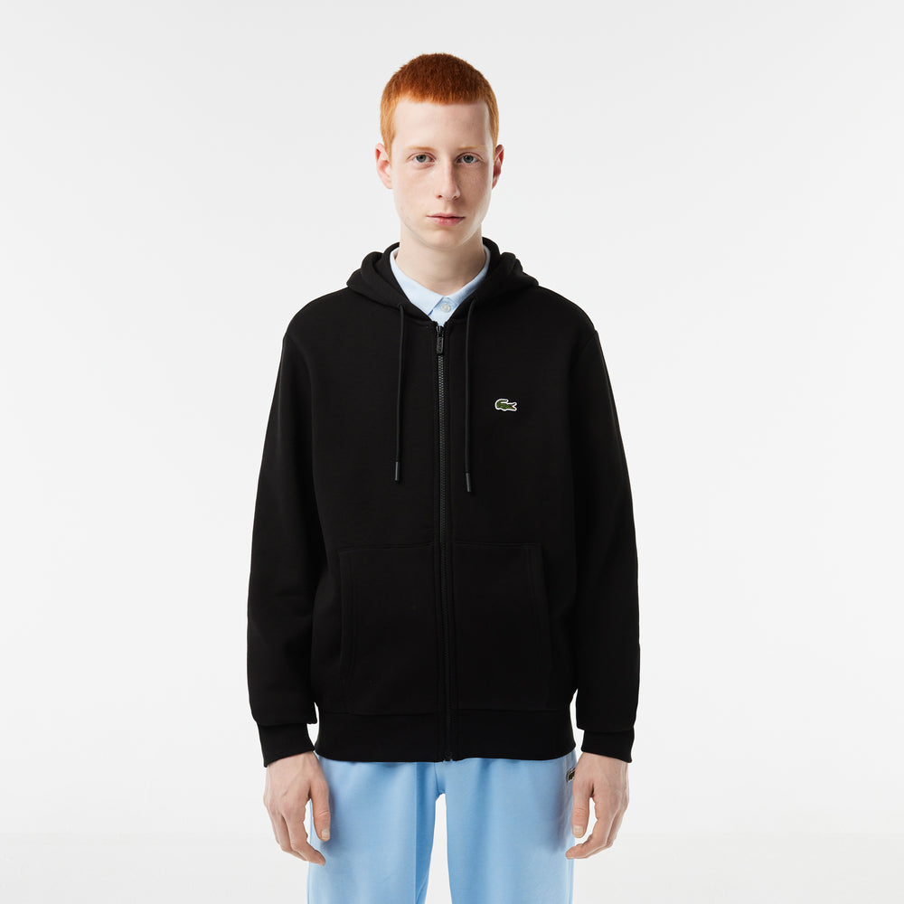 Zip-Up Fleece Hoodie – Lacoste ZA - Main Image