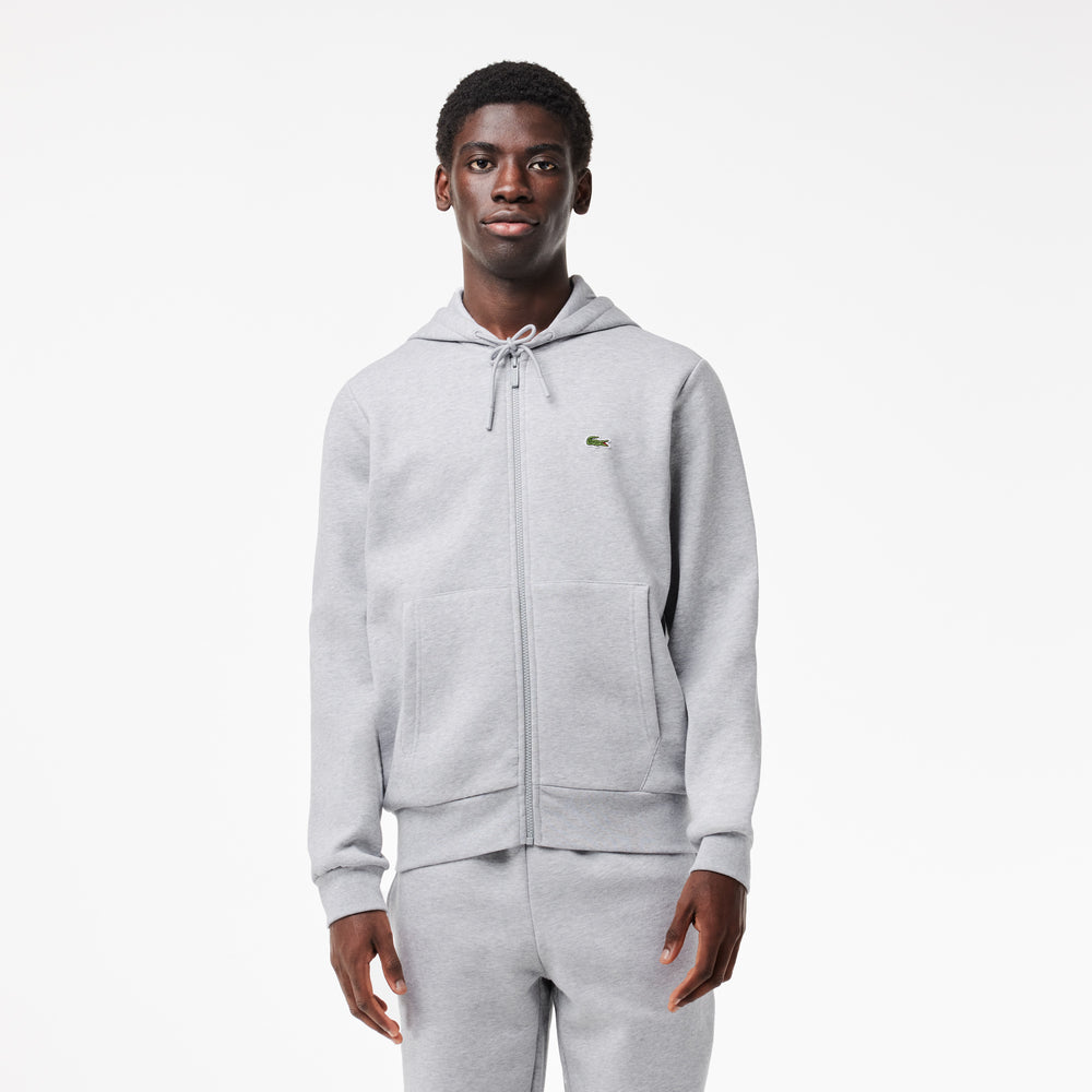 Zip-Up Fleece Hoodie