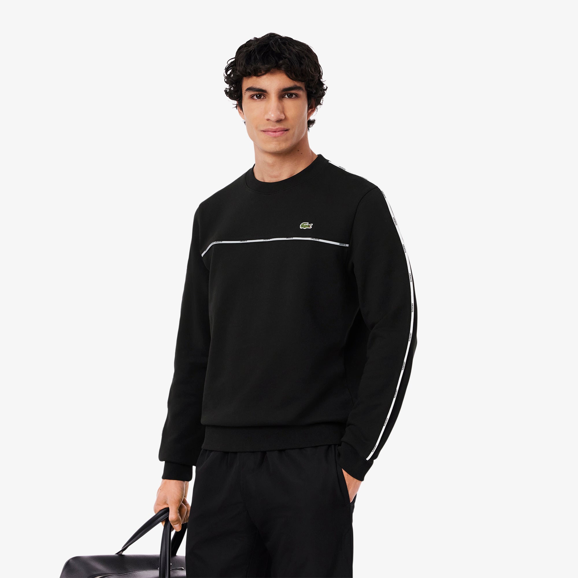 Logo Trim Fleece Sweatshirt – Lacoste ZA