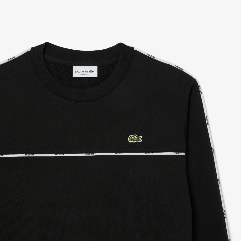 Logo Trim Fleece Sweatshirt