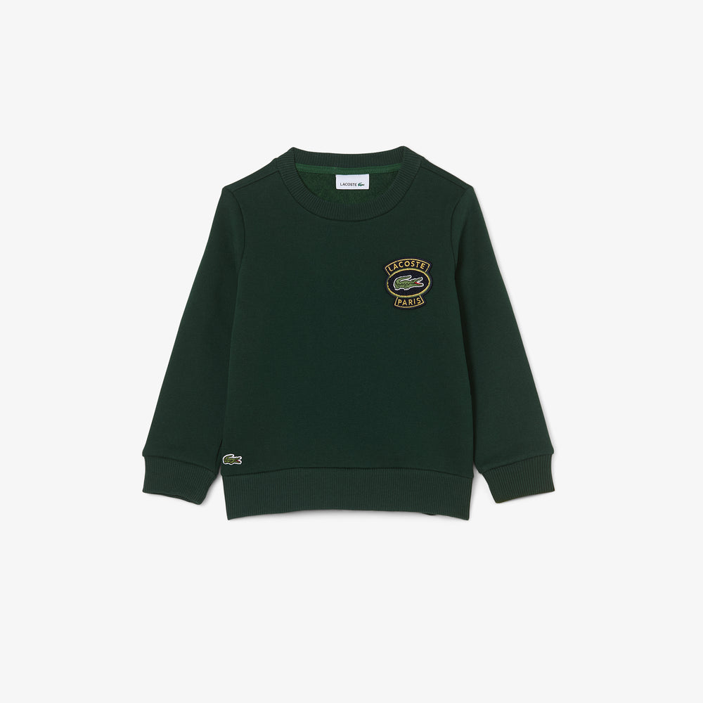 Fleece Badge Sweatshirt