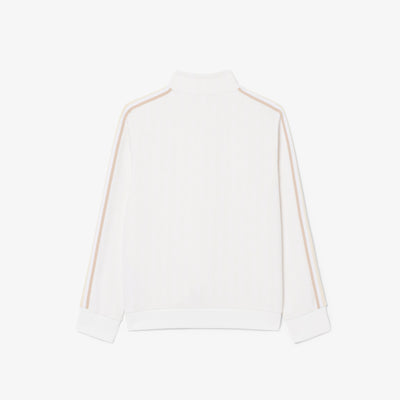 Unisex High Neck Zipped Monogram Sweatshirt